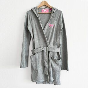 VS Pink French Terry Robe Gray size XS/S
